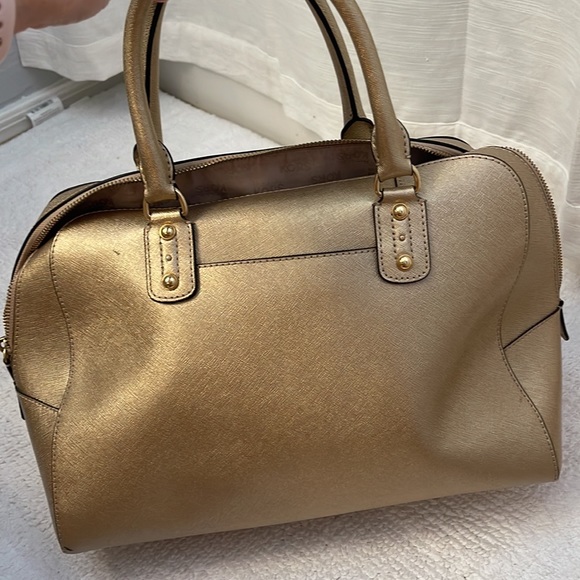 Gold Michael Kors Purse - Picture 4 of 7